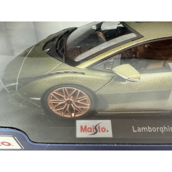 Maisto Lamborghini Sian FKP 37 Diecast Metallic Green Special Edition NIB - Picture 4 of 16